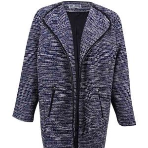 JM Collection Women's Plus Size Striped Jacket